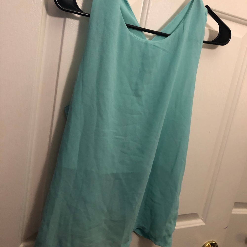 Blue tank top
